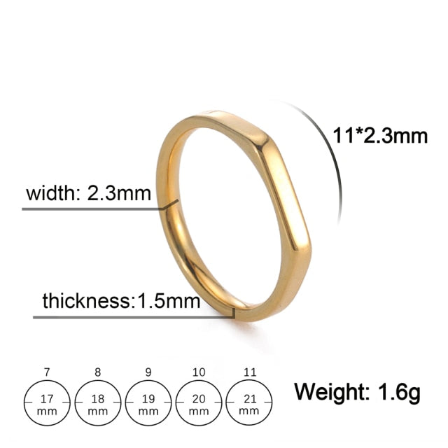 Stainless Steel Fashion Jewelry Ring