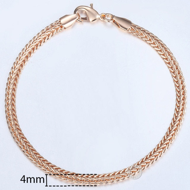 20cm Curb Link Chain Unisex Bracelets