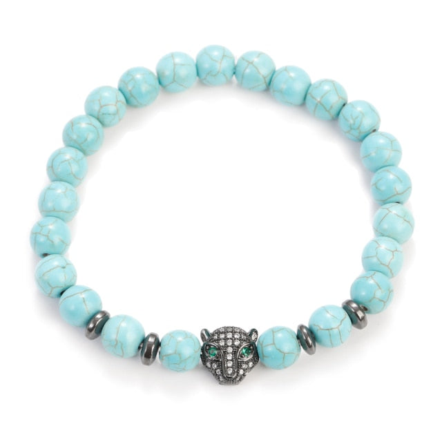Trendy Turquoise Charm Handmade Bracelet for Unisex