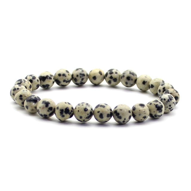 8mm Nature Beads Natural Stone Lava Charm Bracelets