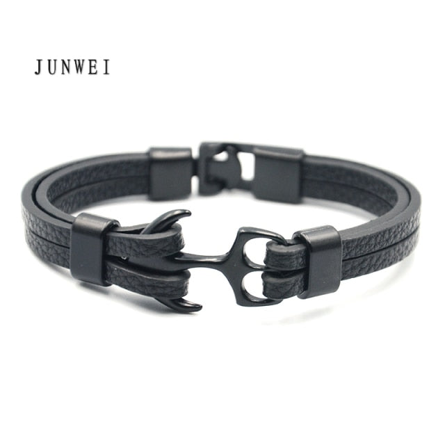 Men’s Anchor Nylon Braided Rope Bracelet