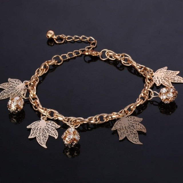 Imitation Pearl Crystal Studded Bracelet Jewelry
